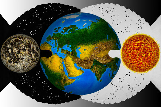 Good evil.
Day Night.
War - Peace.
Constant Choice.
Constant Impact.
Without one there can not be another.
In All Ages. Under all signs of the zodiac.
White and Black Stars - Signs of the Zodiac.