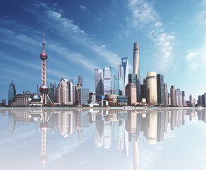 Fototapeta premium shanghai city view