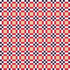 Abstract Cross Pattern generative computational art illustration