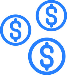 dollar icon. money icon vector 
