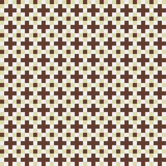 Abstract Cross Pattern generative computational art illustration