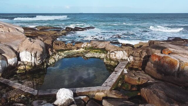 Bantry Bay Saunders' Rocks Beach Tidal Pool Aerial View