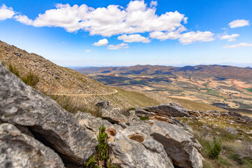 view from Swartberg pass, south afrika