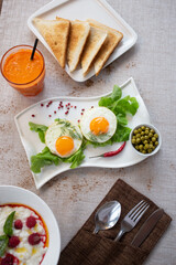 
Tasty breakfast