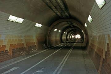 Tuebinger Fussgaenger- und Radfahrertunnel unter dem Schlossberg