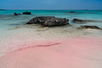 Keuken foto achterwand Elafonissi Strand, Kreta, Griekenland Elafonisi island - paradise with wonderful beach with pink coral sand and crystalline turquoise waters, island of Crete, Greece