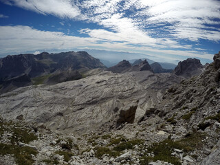 Plateau in the Dolomites Brenta