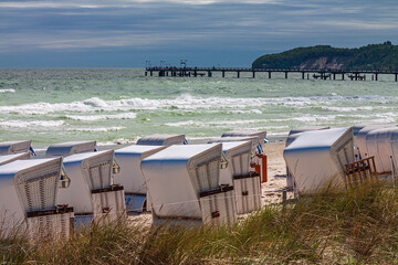 Seebr&uuml;cke an der Ostseek&uuml;ste in Binz auf der Insel R&uuml;gen