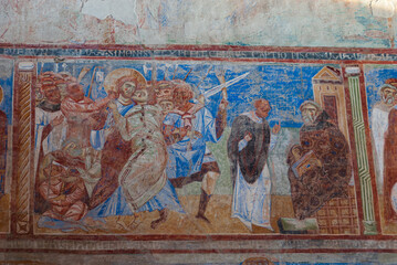 Benedictine Abbey of Sant’Angelo in Formis, Capua, Campania, Italy. The church is dedicated to...