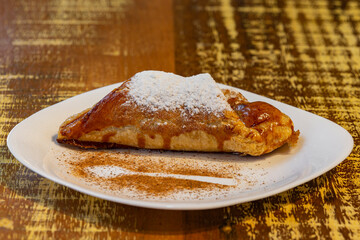 Homemade apple pie.