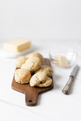 Cheddar Cheese Ham Scones Muffins