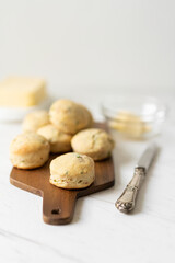 Cheddar Cheese Ham Scones Muffins