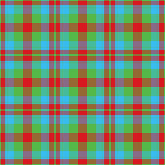 Plaid seamless pattern. Vector background of textile ornament. Flat fabric design.