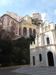 Church and houses in Monaco