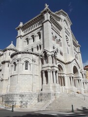 Fototapeta na wymiar the cathedral of notre-dame-immaculée, monaco