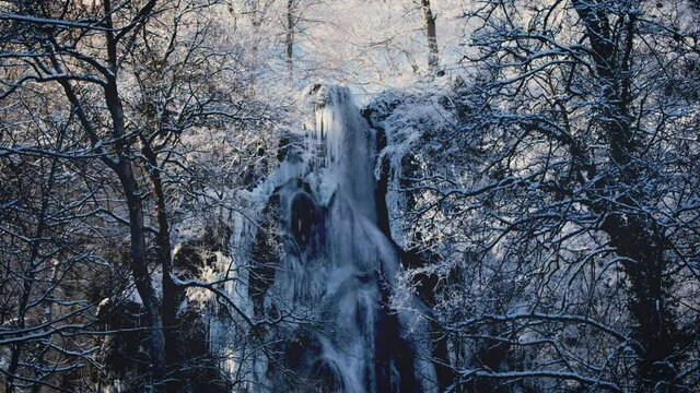 Bad Urach waterfall winter