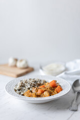 Sweet Apricot Chicken, Carrots, Basmati and Wild Rice
