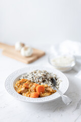Sweet Apricot Chicken, Carrots, Basmati and Wild Rice
