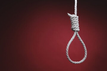 gallows on background