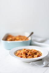 Coconut Red Lentil Curry, Butternut Squash and Carrots