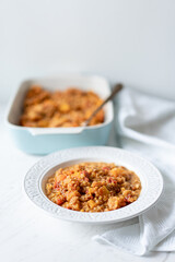 Coconut Red Lentil Curry, Butternut Squash and Carrots