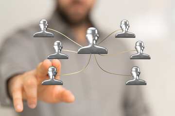 team hierarchy connection group digital