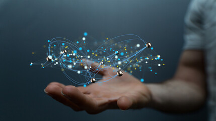 conference Digital Network and data concept 3d