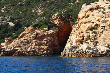 Glimpses from the island of Spargi,  archipelago of La Maddalena, Sassari province,  Sardinia,...