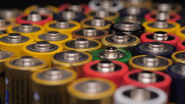 multicolored Aa Batteries 4k