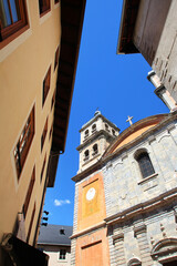 Fototapeta premium Briançon (France) - Église Notre-Dame et Saint-Nicolas