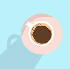 Simple Illustration of a cup of coffee