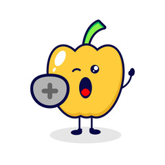 Paprika protect cute character illustration