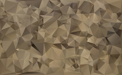 Vector abstract brown polygonal background