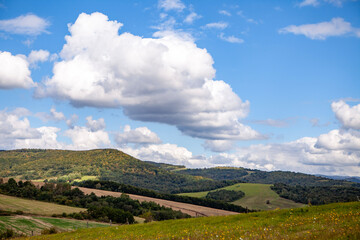 landscape with clouds