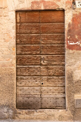 Historic door City of Parma, Italy 2019