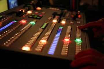 Television switcher or mixer