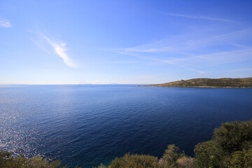Beautiful sea view of the Ionian Sea
