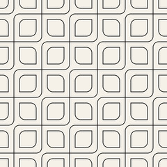 Vector seamless pattern. Modern stylish texture. Repeating geometric tiles with geometric petals.
