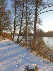 Winterlandschaft an der Ruhr