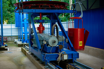 Funicular engine, power plant that drives the cable car.