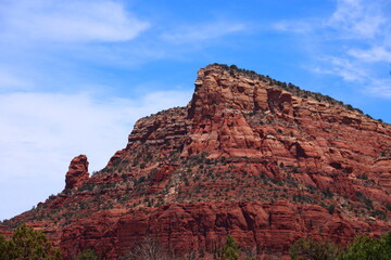 Fototapeta na wymiar red rock formation