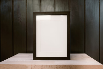 Simple wooden blank frame