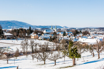 Arlesheim, Dom, Arlesheimer Dom, Kirche, Dorf,  Ermitage, Weinberg, Winter, Winterspaziergang,...