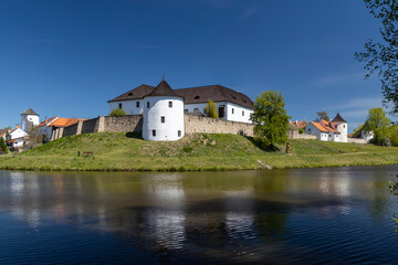 Naklejka na ściany i meble Stronghold of Zumberk, Southern Bohemia, Czech Republic