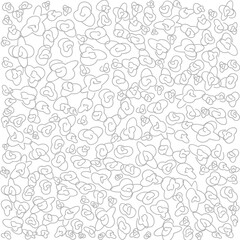 Grayscale flower pattern