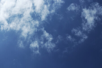 blue sky with clouds