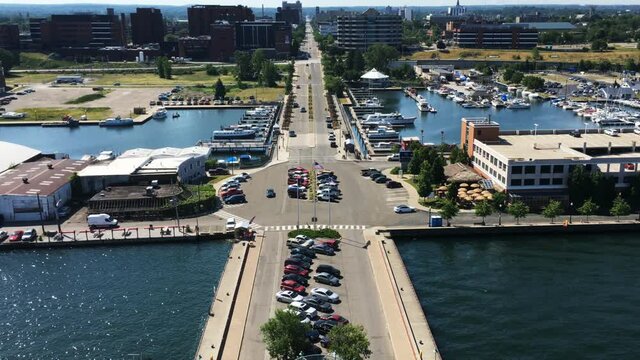 View from Bicentennial Tower in Erie, Pennsylvania