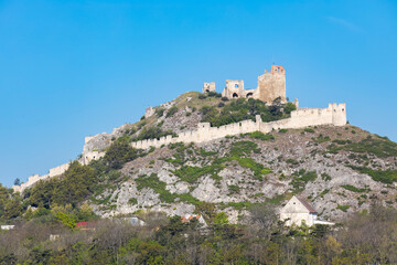 Staatz ruins in Weinviertel, Austria