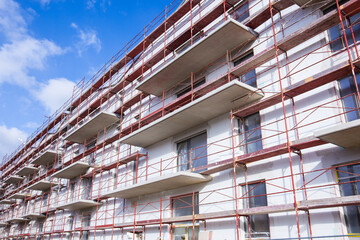 Land consumption because of house constructions