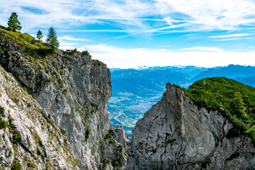 Fantastic view of the Alps.